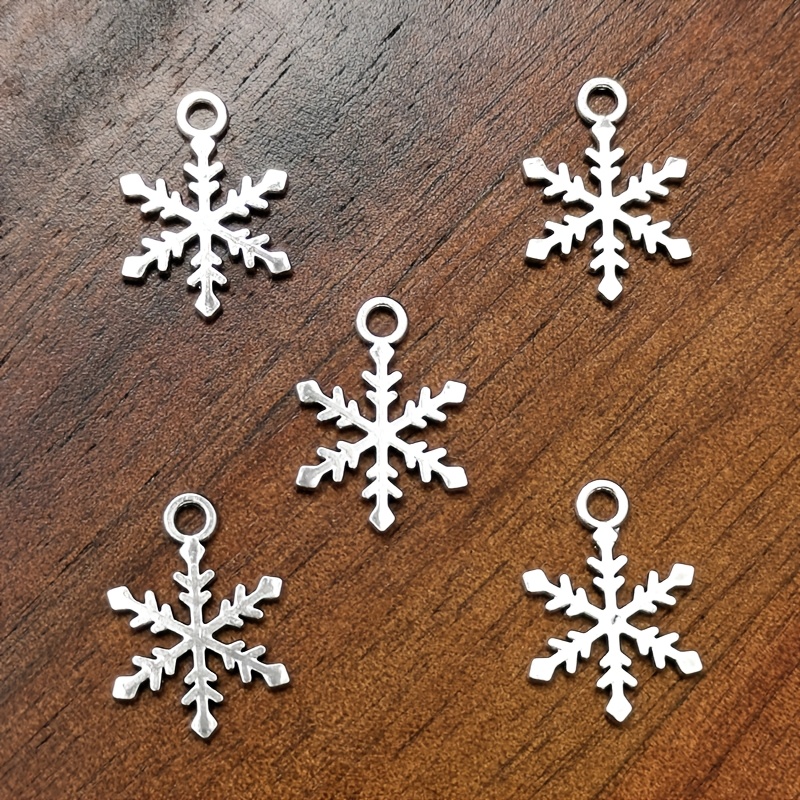 21pc Snowflake Pendant Christmas Charm Jewellery Set